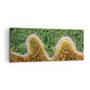 Schilderen op canvas - Grenzen en doorbraken - 120x50 cm