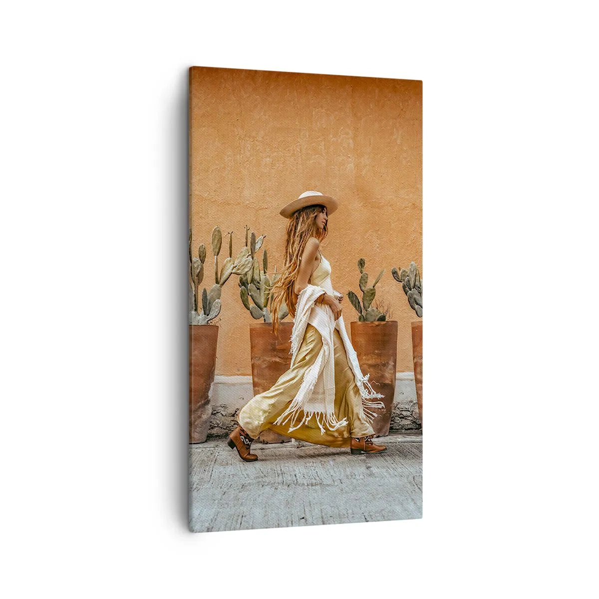 Schilderen op canvas - Hippie-stijl - 45x80 cm