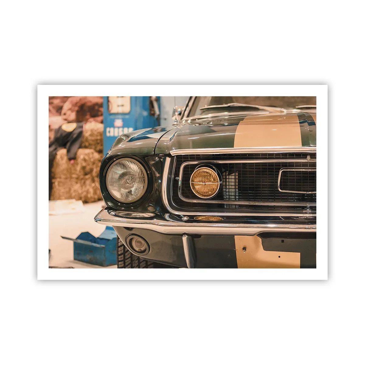 Poster - Ontmoeting met een legende - 91x61 cm