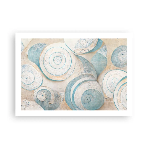 Poster - Wat zit er in de schelp? - 70x50 cm