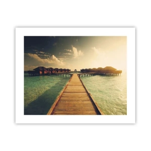 Poster - Een warme uitnodiging - 50x40 cm