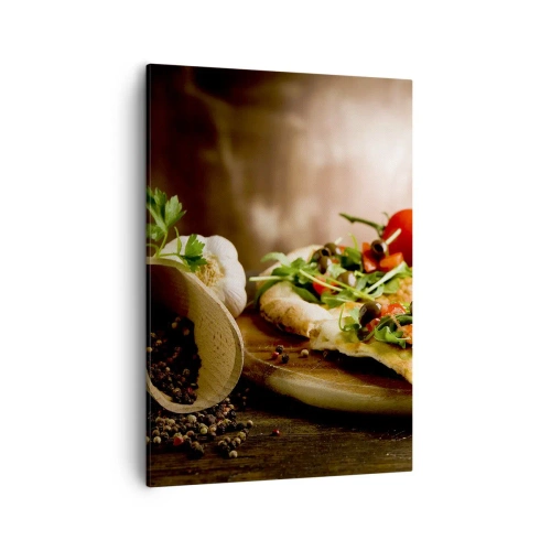 Schilderen op canvas - Recht uit de oven en uit de tuin - 50x70 cm