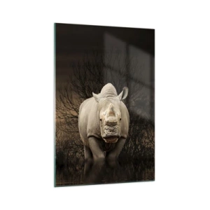 Schilderen op glas - Wit tegen de natuur - 70x100 cm