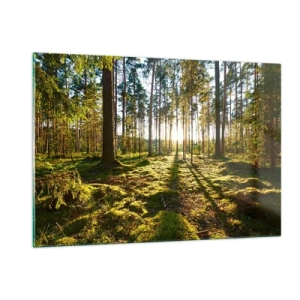 Schilderen op glas - … Achter de zeven bossen - 120x80 cm