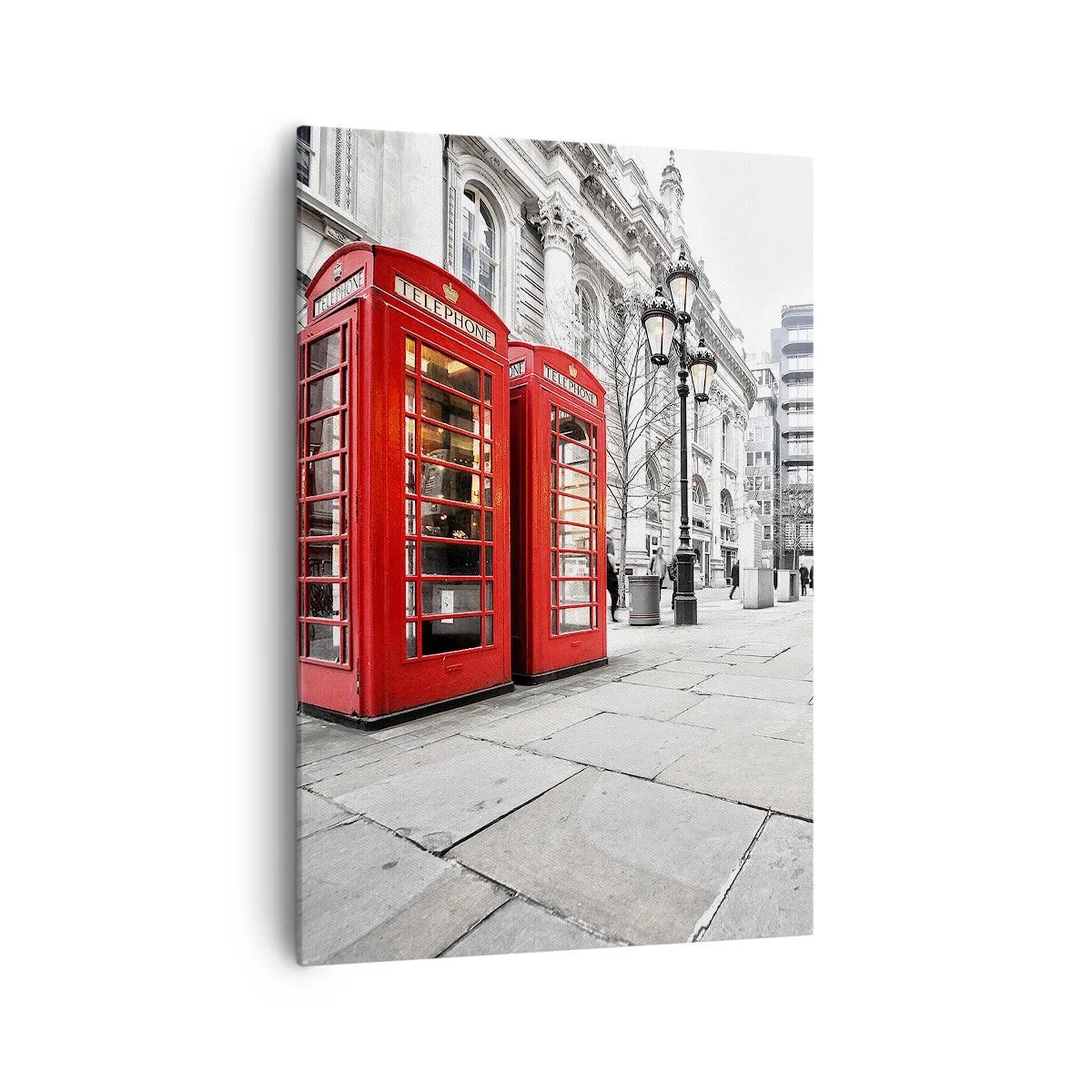 Schilderen op canvas - Welkom in Londen - 70x100 cm
