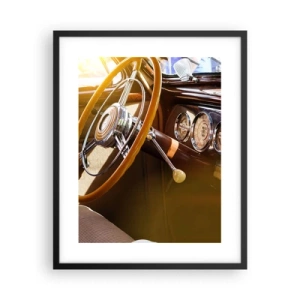 Poster in een zwarte lijst - Een adem van luxe uit het verleden - 40x50 cm