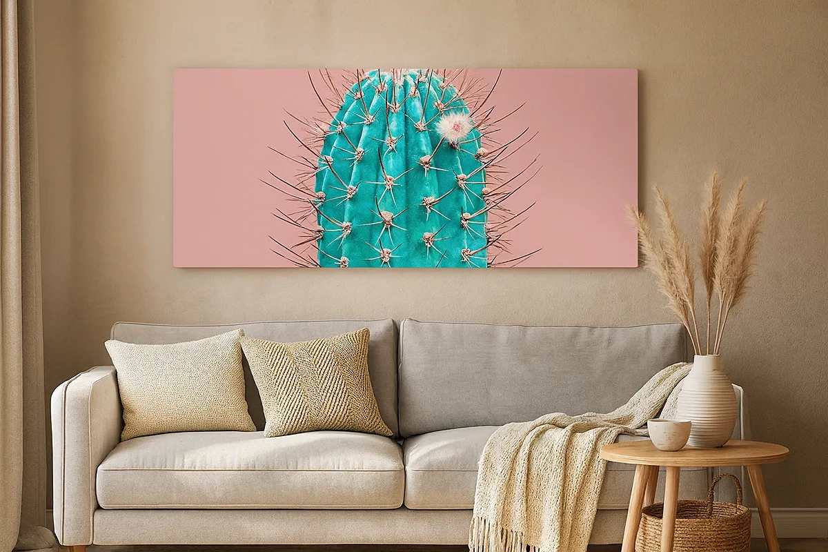 Schilderen op canvas - Kijk gewoon - 30x30 cm