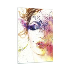 Schilderen op glas - Regenboogduizeligheid - 50x70 cm