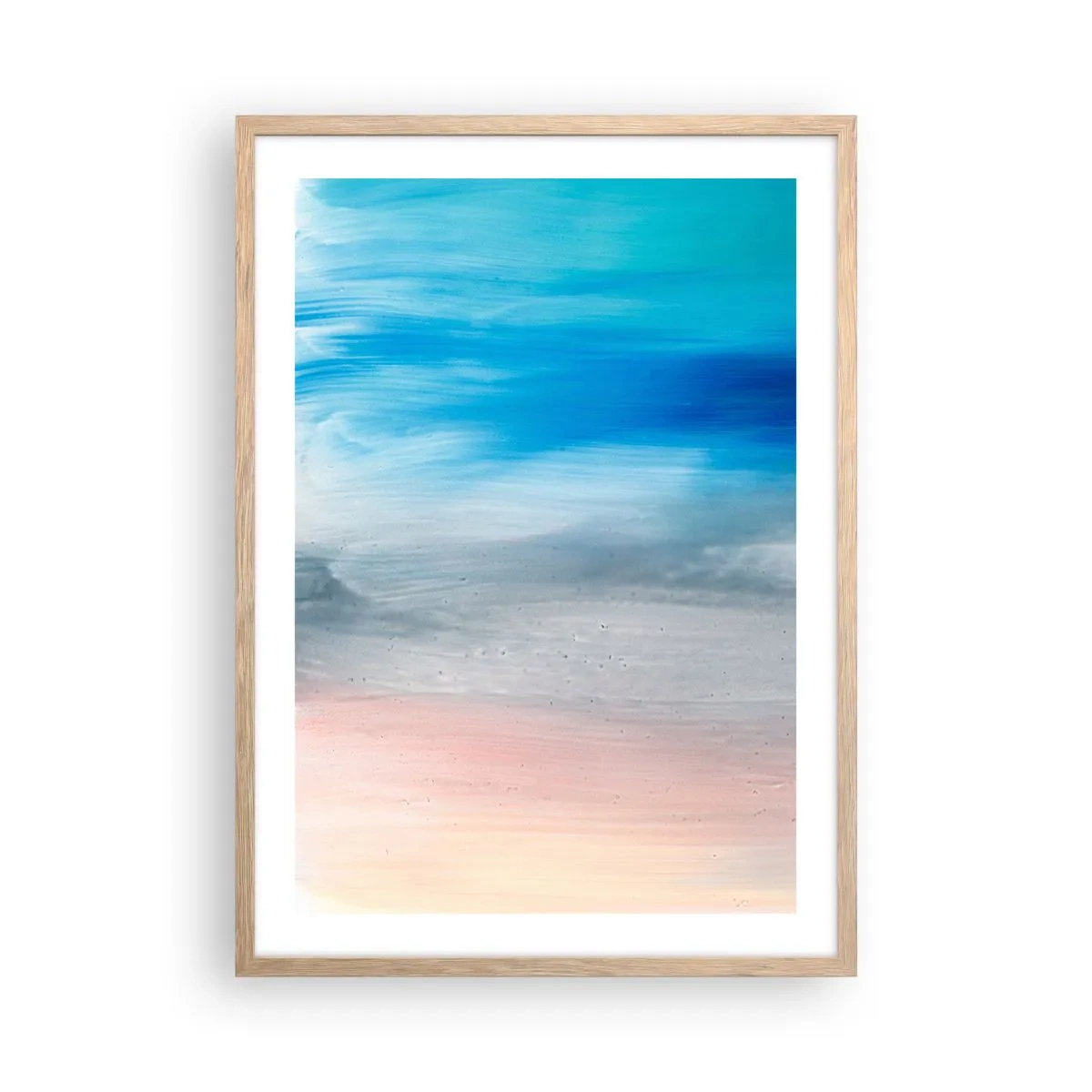 Een poster in een licht eiken lijst - Elementen: lucht - 50x70 cm