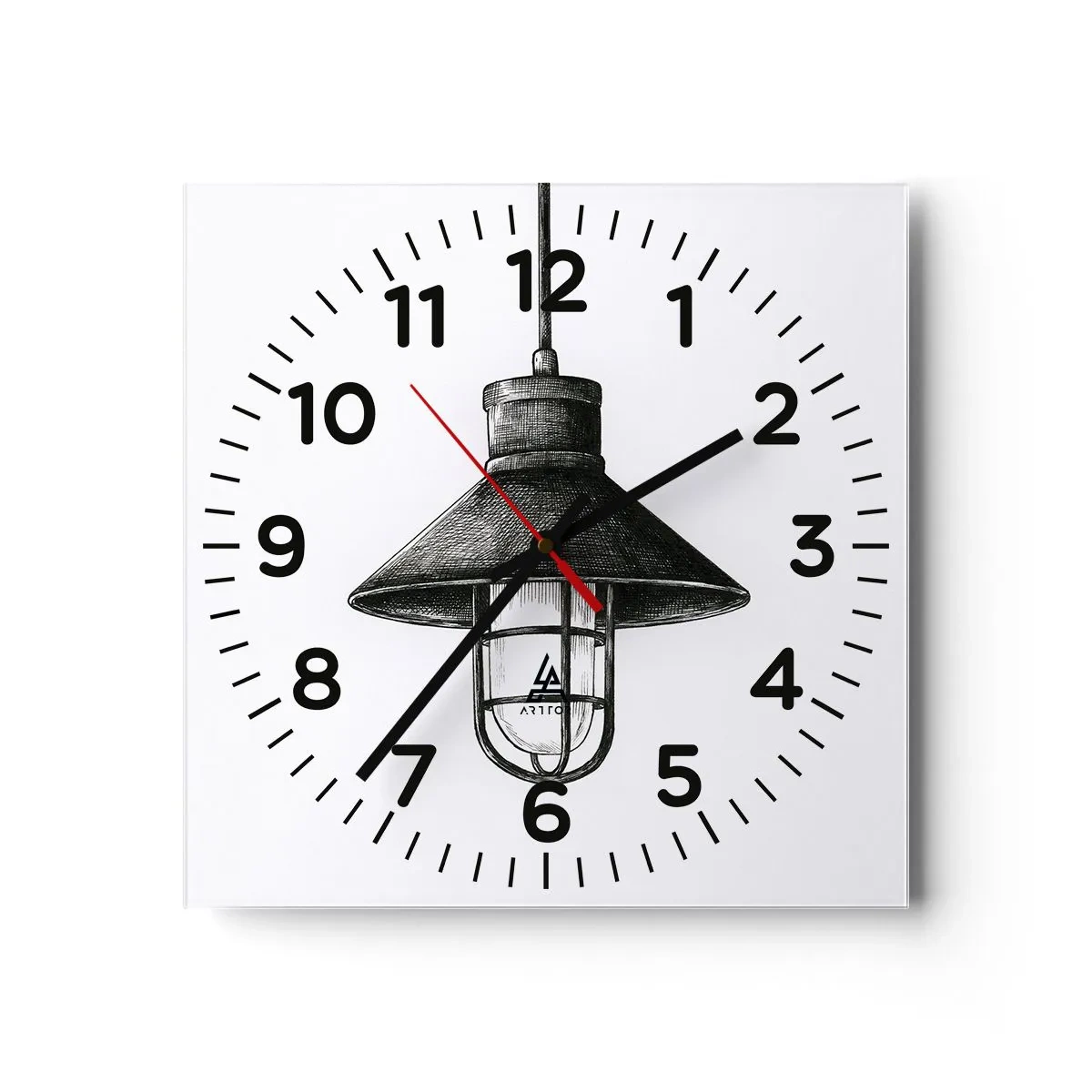 Wandklok - Klok - Zoals jaren geleden… - 40x40 cm