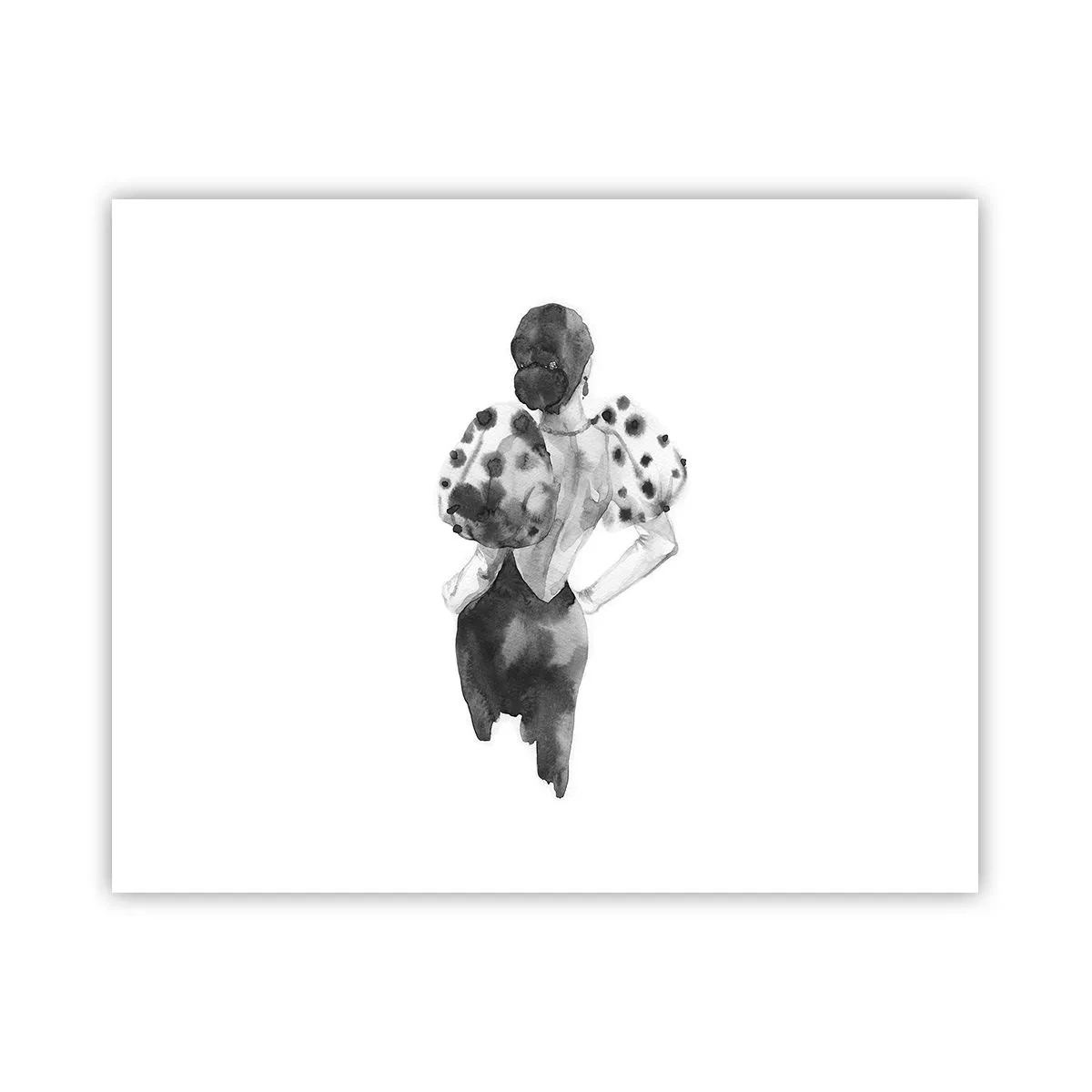 Poster - Ze kwam langs - 50x40 cm