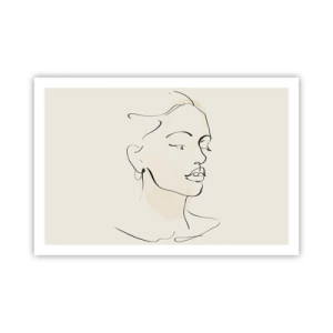 Poster - Een bepaalde lijn - 91x61 cm