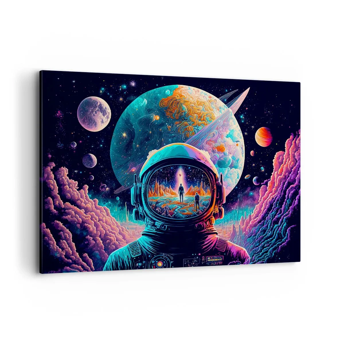 Schilderen op canvas - Filosofen hebben er niet van gedroomd - 100x70 cm