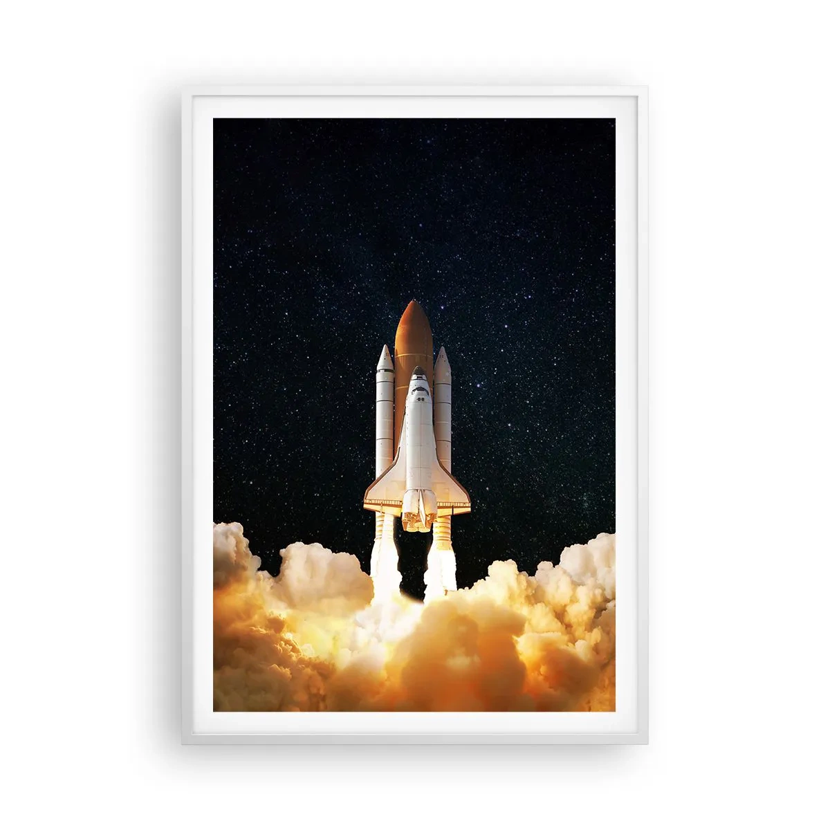 Poster in een witte lijst - Advertentie astra! - 70x100 cm