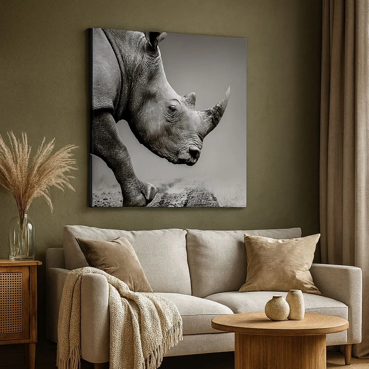 Schilderen op canvas - Onstuitbare kracht - 30x30 cm