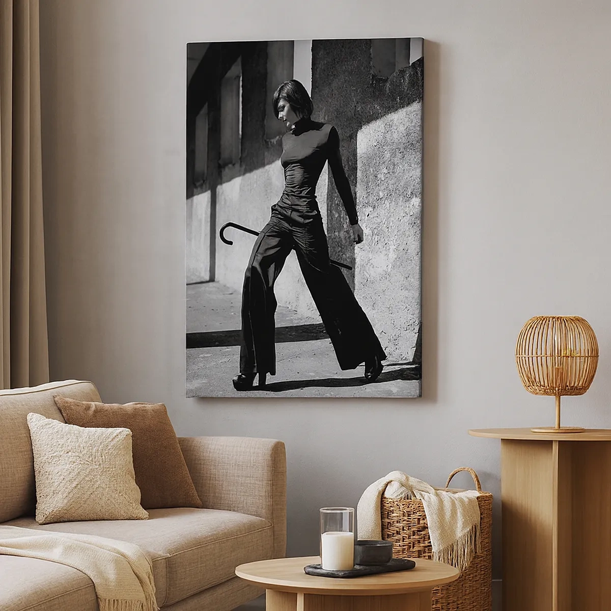 Schilderen op canvas -   Stedelijke elegantie - 50x70 cm