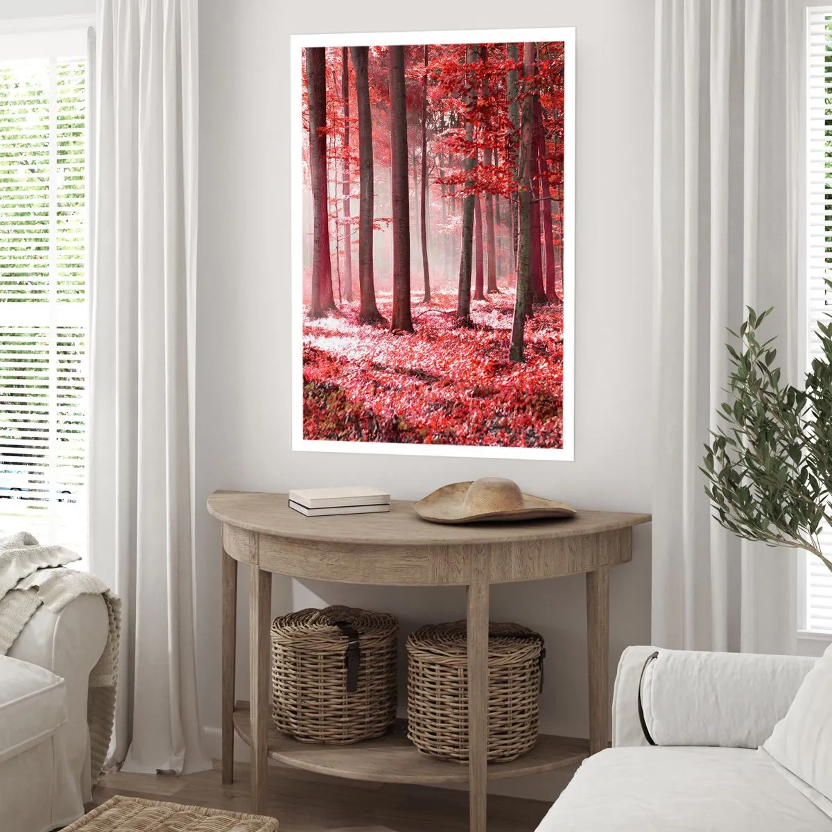 Poster - Rood is net zo mooi - 40x50 cm