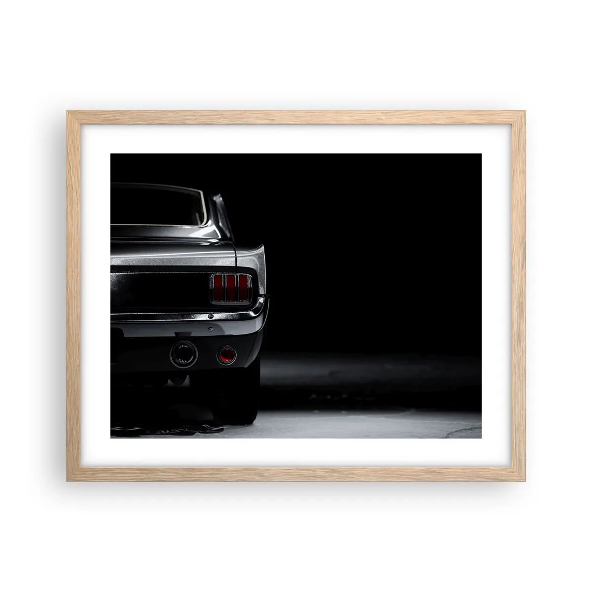 Een poster in een licht eiken lijst - De charme van de klassieker - 50x40 cm