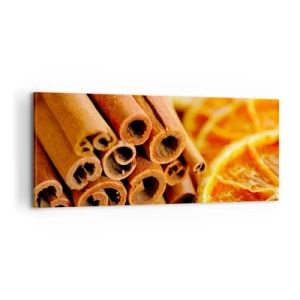 Schilderen op canvas - Kun je hun geur ruiken? - 100x40 cm