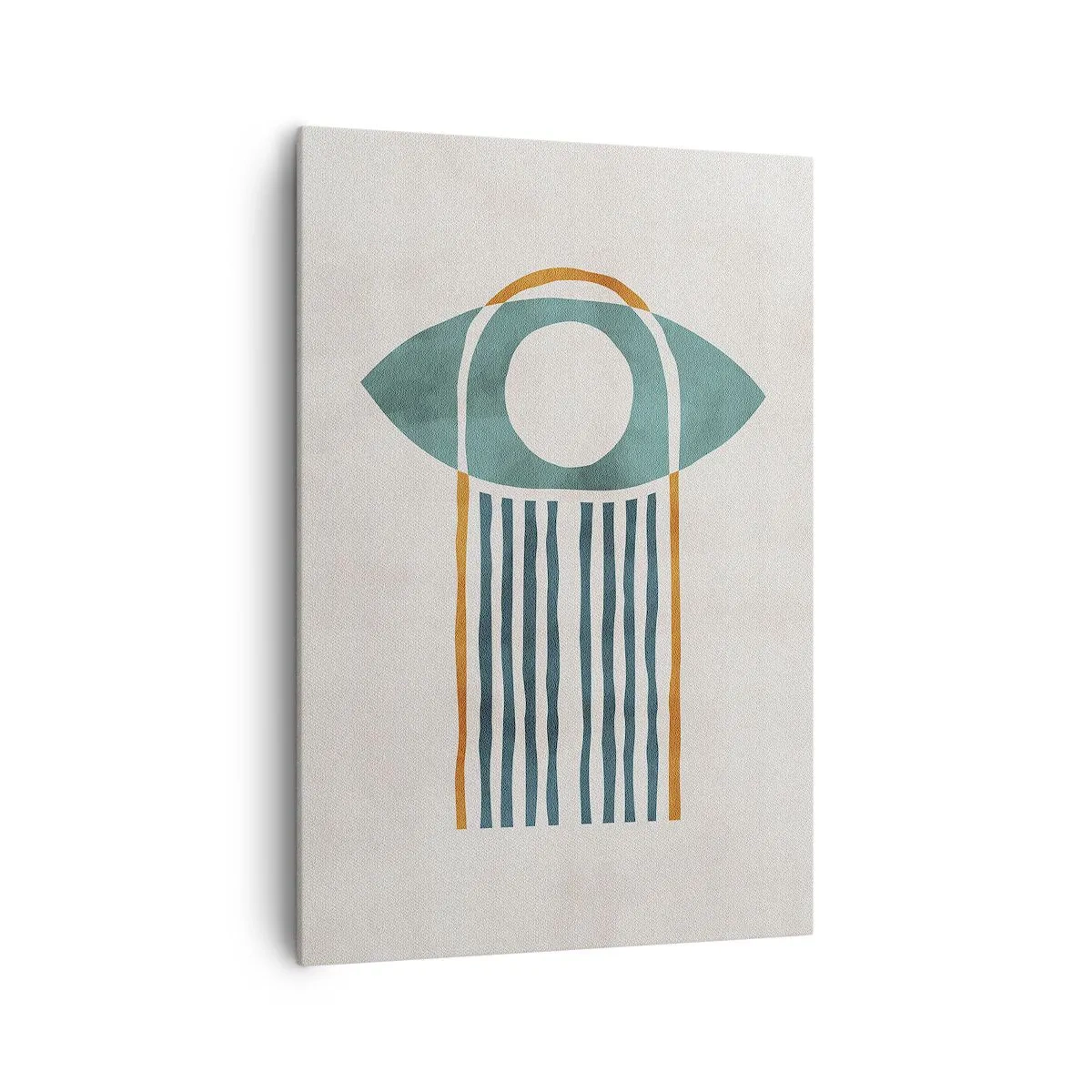 Schilderen op canvas - Tekens en rituelen - 70x100 cm