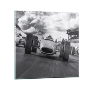 Schilderen op glas - Er is kracht! - 70x70 cm