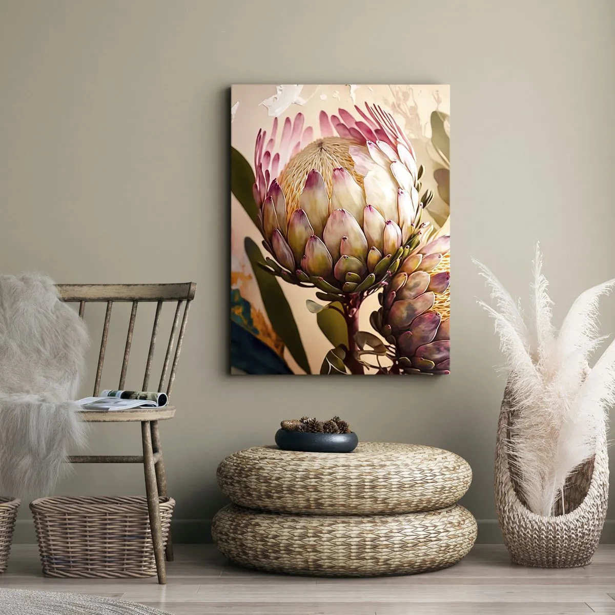Schilderen op canvas - Teeder omarmd - 50x70 cm