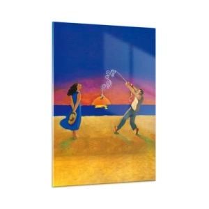 Schilderen op glas - Meer dan een sterretje uit de lucht - 50x70 cm