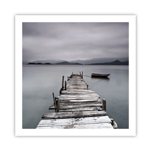 Poster - Je kunt morgen gaan - 60x60 cm