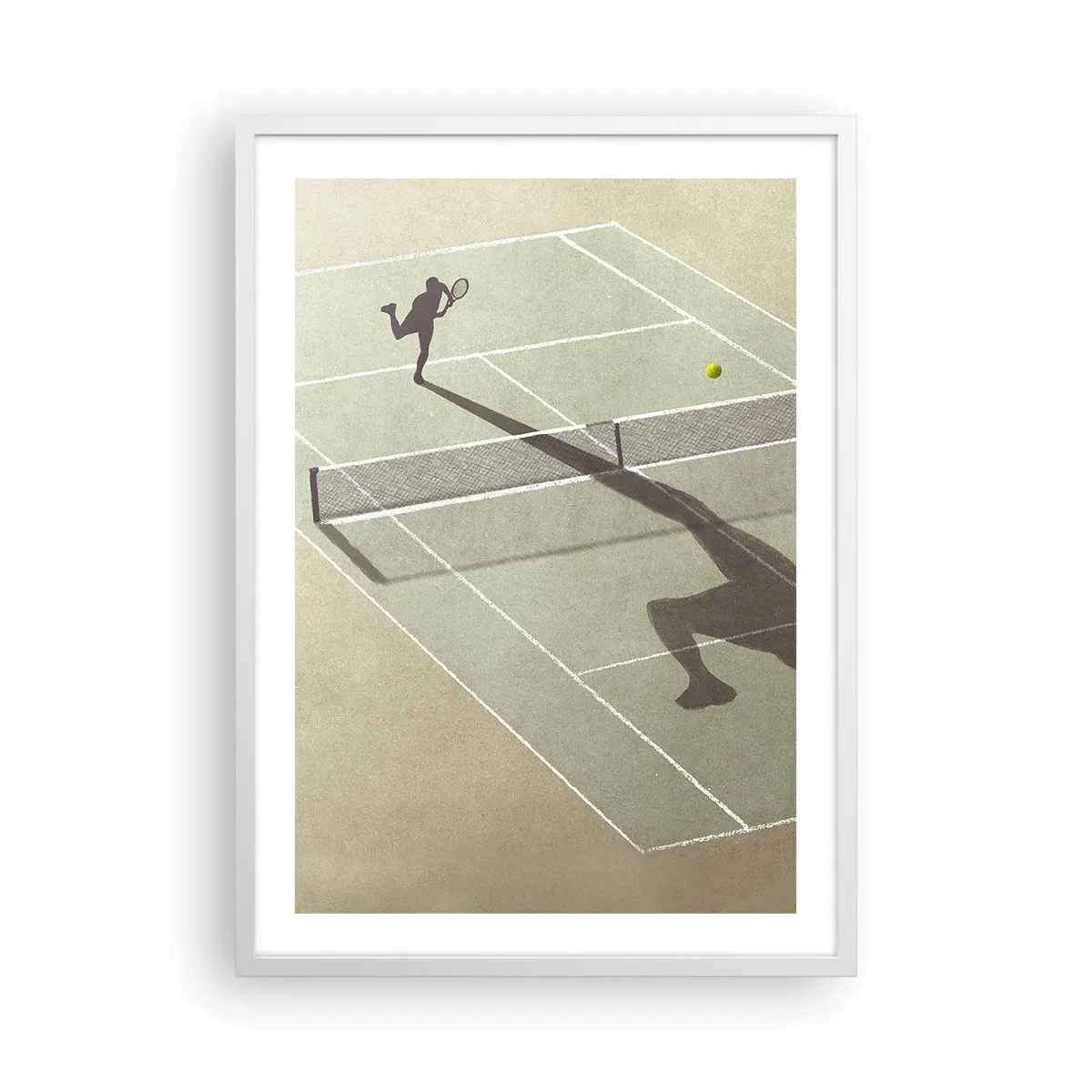 Poster in een witte lijst - Jezelf overwinnen - 50x70 cm