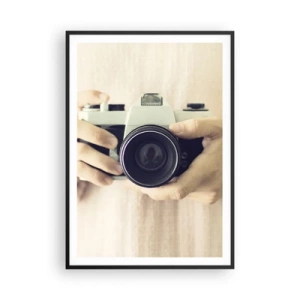 Poster in een zwarte lijst - Om meer te zien... - 70x100 cm