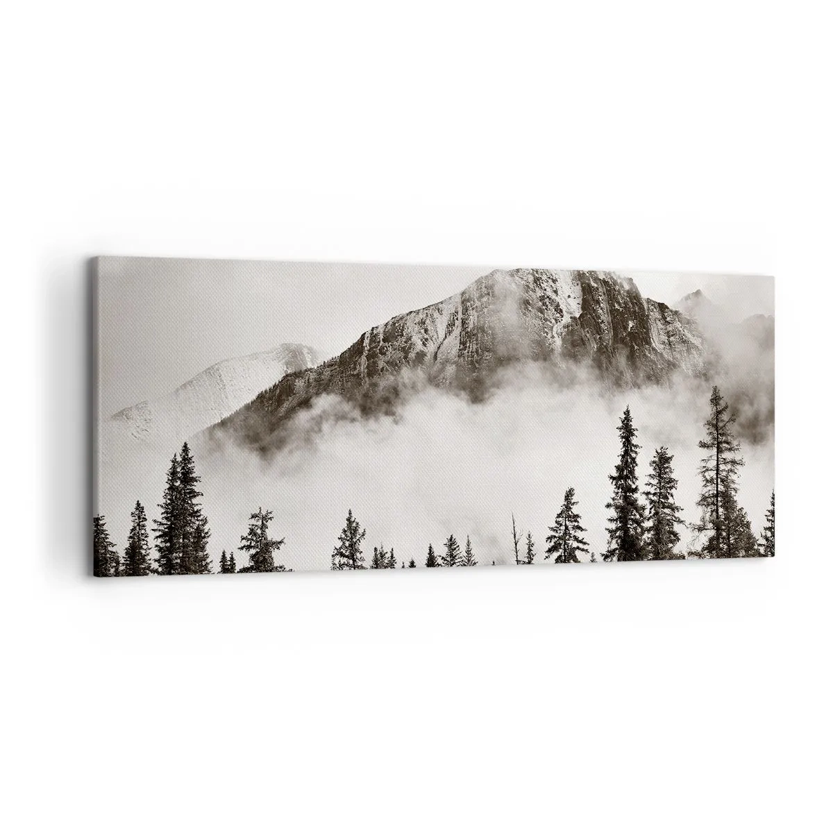 Schilderen op canvas - Granieten liniaal - 120x50 cm