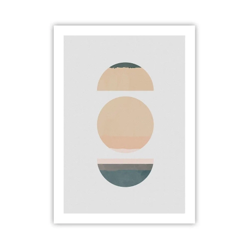 Poster - Een Wiel achter een andere - 50x70 cm