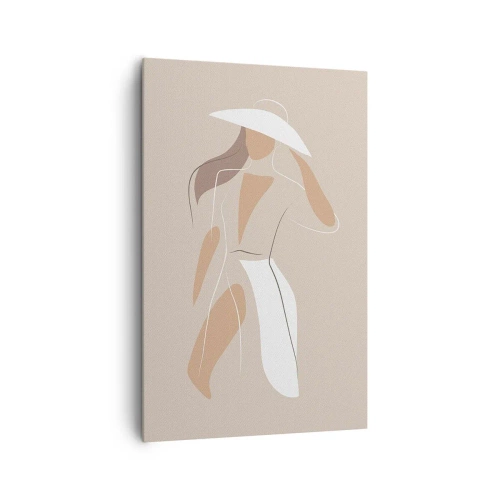 Schilderen op canvas - Mode is leuk - 80x120 cm
