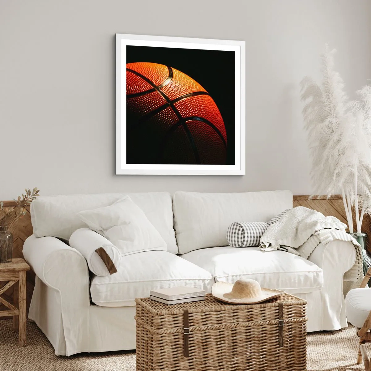 Poster in een witte lijst - Mooi als een planeet - 30x30 cm