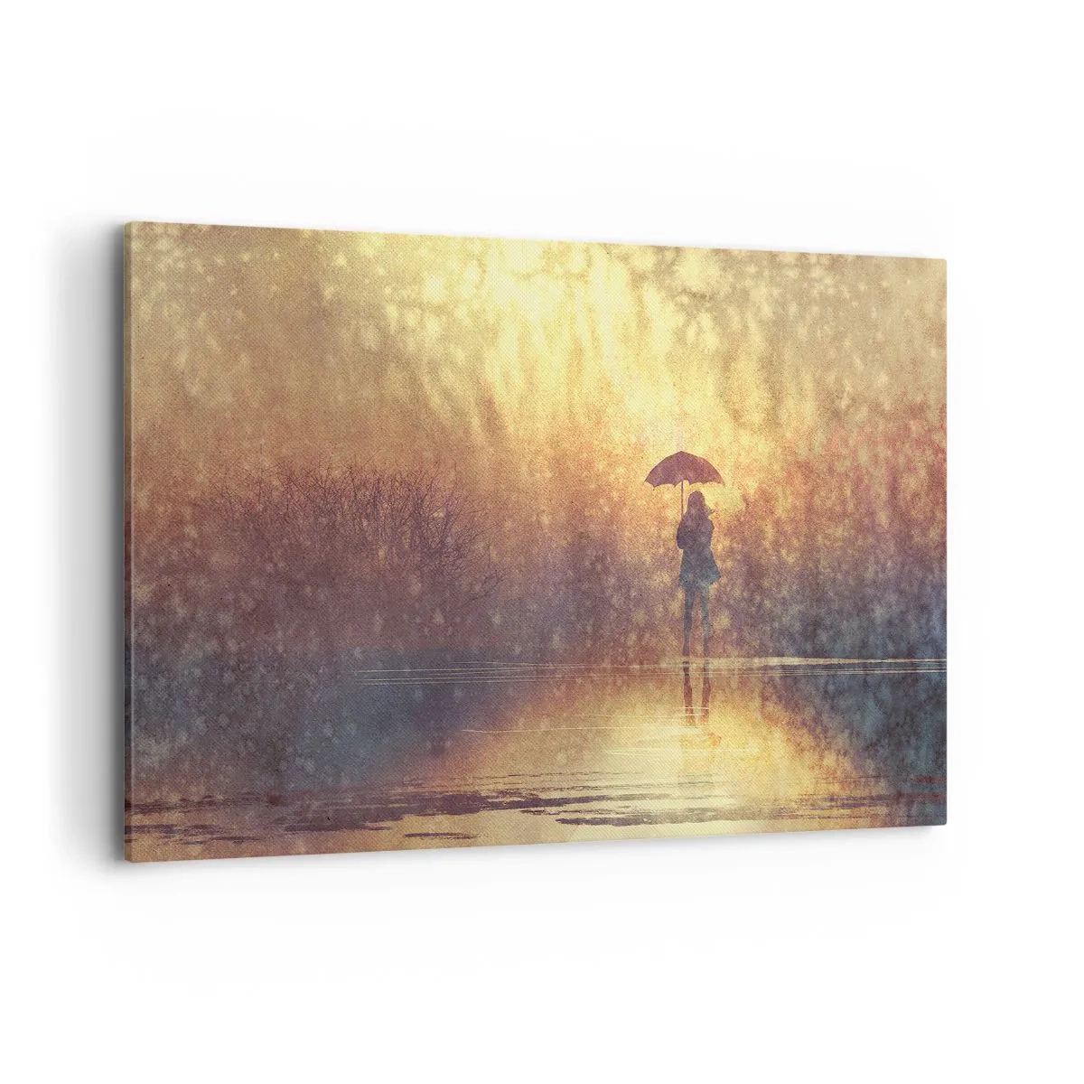Schilderen op canvas - Ik voel dat iemand naar me kijkt - 120x80 cm