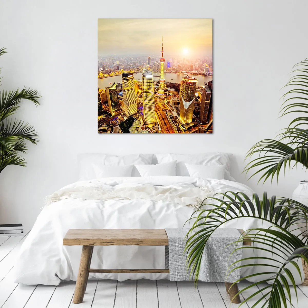 Schilderen op canvas - Aziatische droom - 30x30 cm