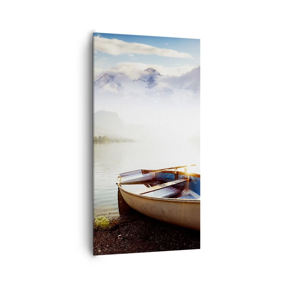 Schilderen op canvas - Bij het grote en heldere water - 65x120 cm