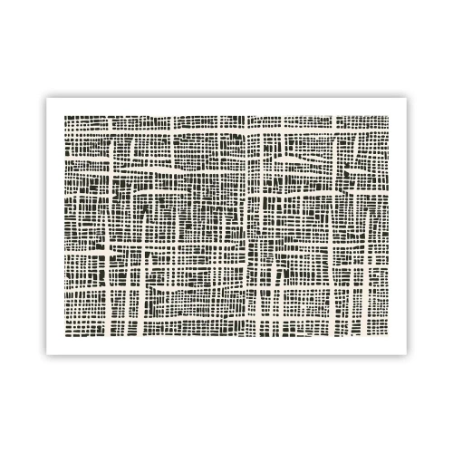 Poster - Geweven compositie - 70x50 cm