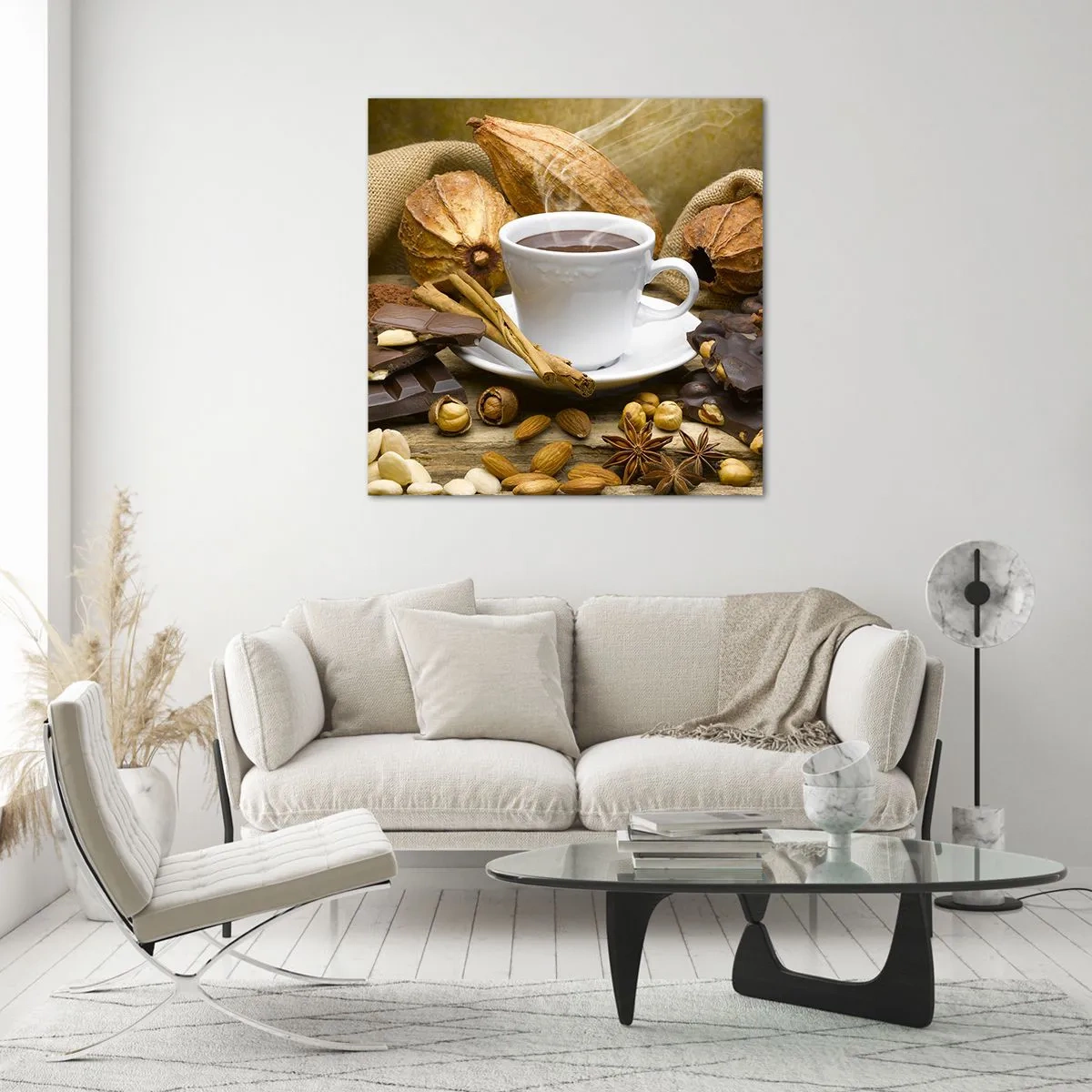 Schilderen op glas - Voor sensatiezoekers - 60x60 cm