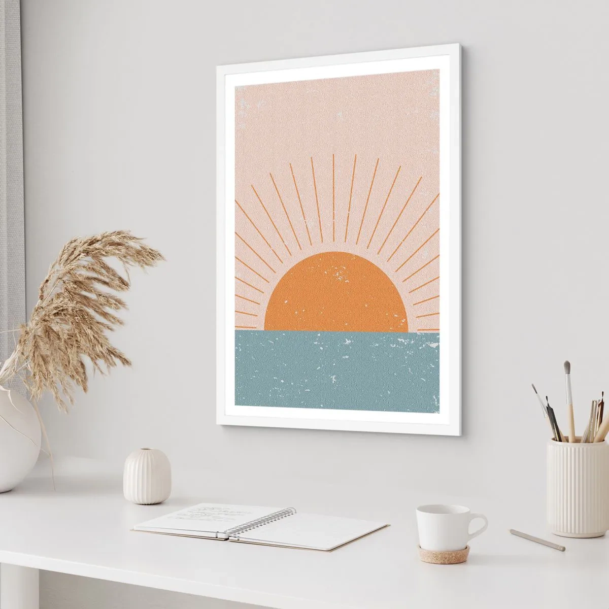 Poster in een witte lijst - Een dagelijks wonder - 70x100 cm