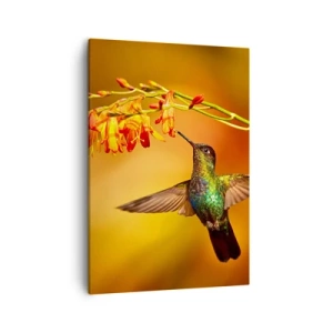 Schilderen op canvas - Een boodschapper van licht volgens de Maya - 50x70 cm