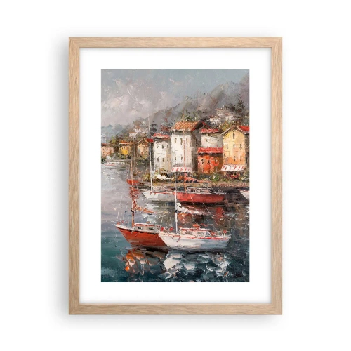 Een poster in een licht eiken lijst - Romantisch toevluchtsoord - 30x40 cm