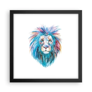 Poster in een zwarte lijst - Een opwindende uitstraling - 30x30 cm