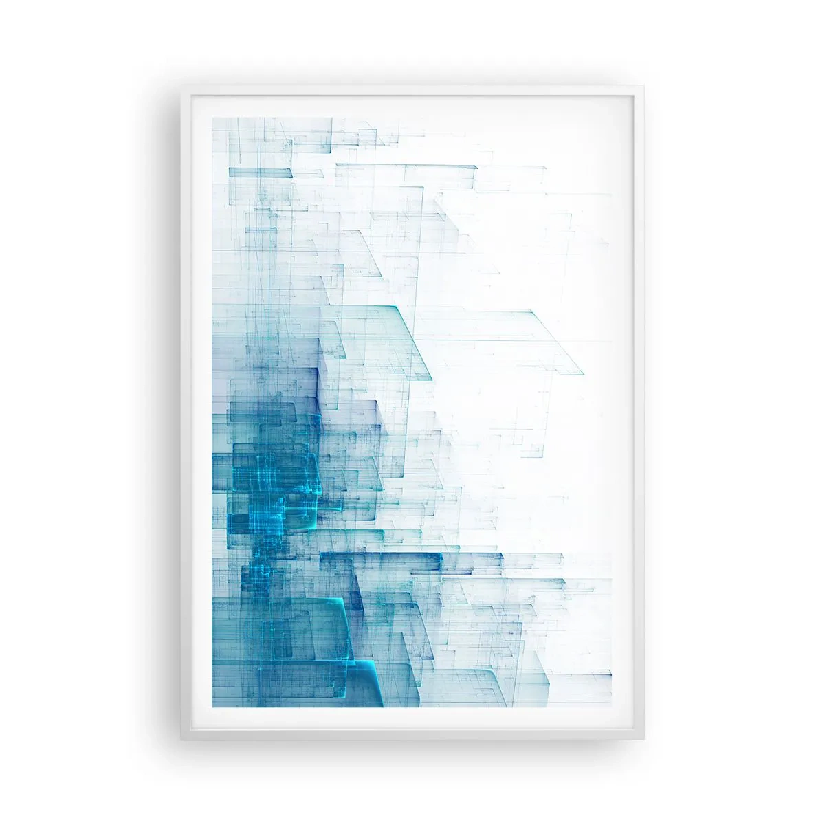 Poster in een witte lijst - Hoe ruimte geworden is - 70x100 cm