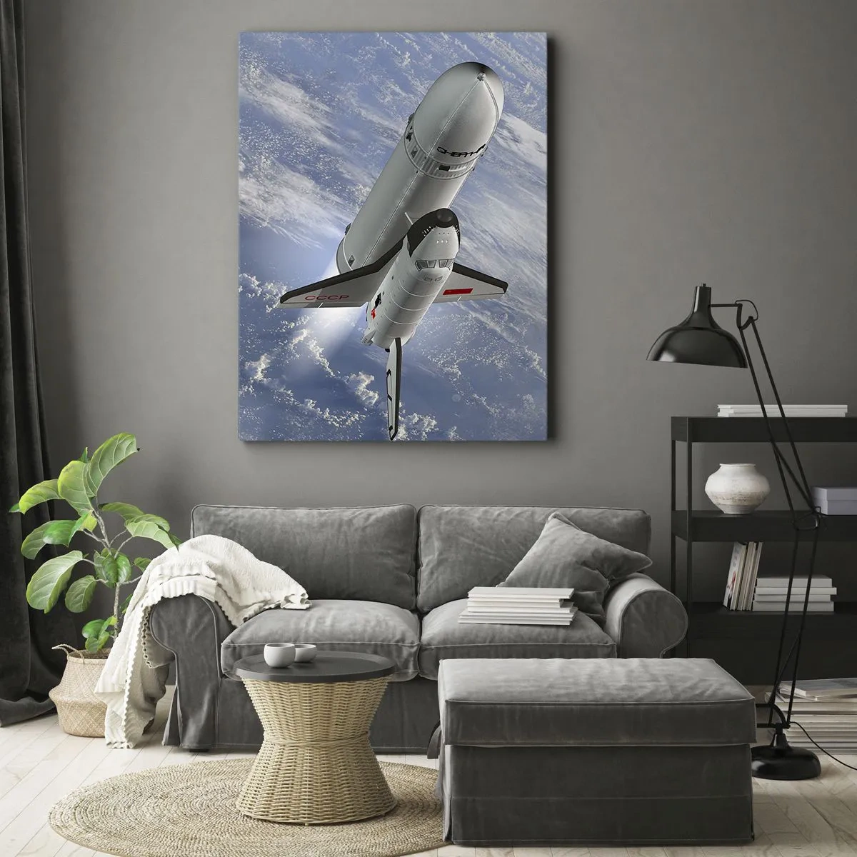 Schilderen op canvas - Kosmische Hemelvaart - 65x120 cm