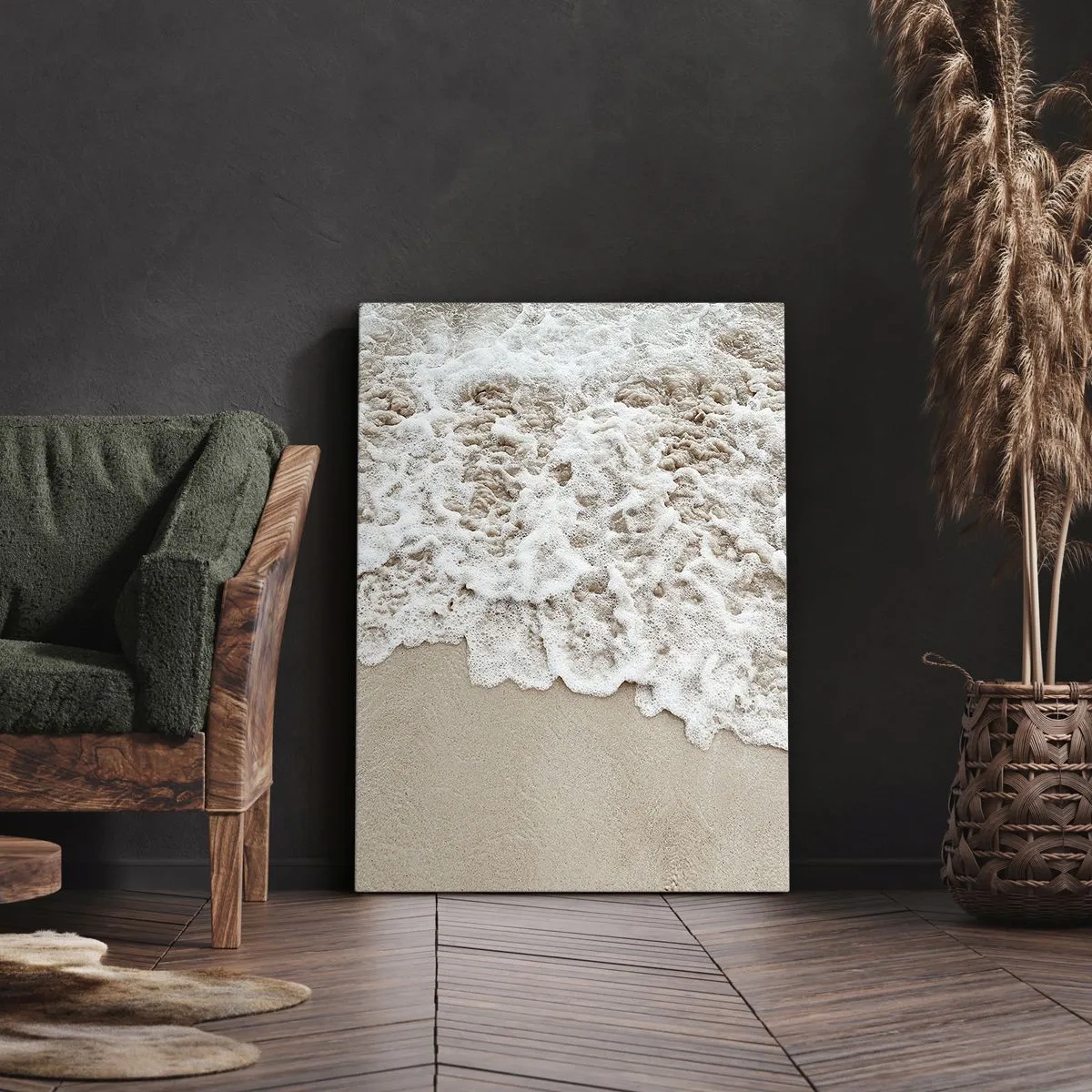 Schilderen op canvas - Ben zo terug - 55x100 cm