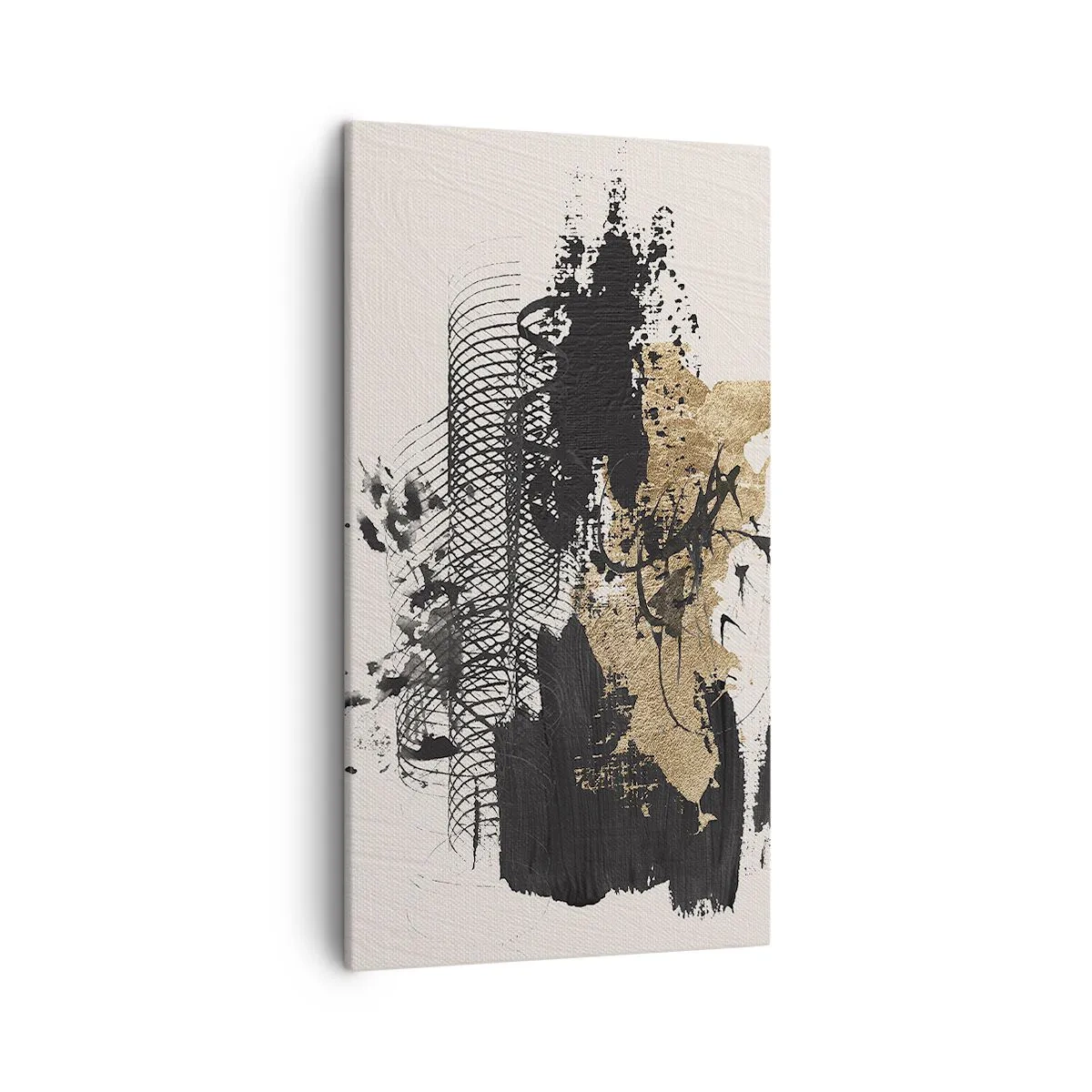 Schilderen op canvas - Compositie met passie - 45x80 cm