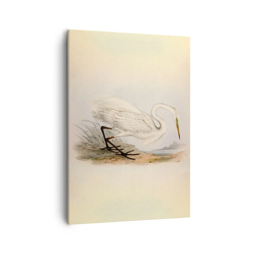 Schilderen op canvas - Dame op de biezen - 50x70 cm