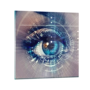 Schilderen op glas - Je denkt dat je me kent - 30x30 cm