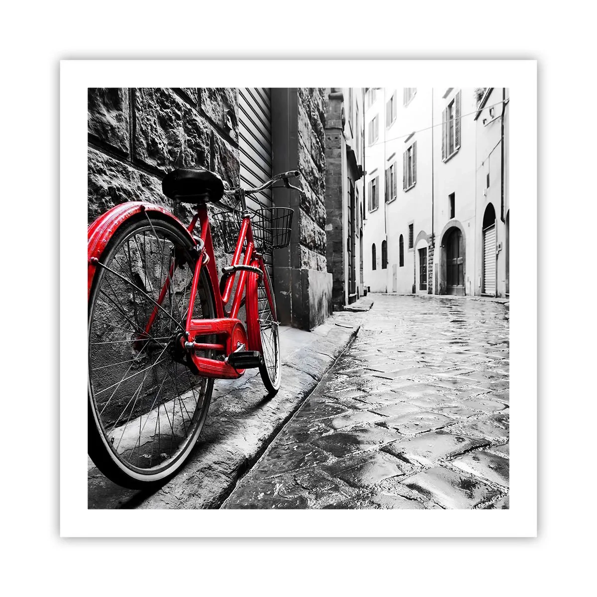 Poster - Echte schoonheid verveelt niet - 60x60 cm